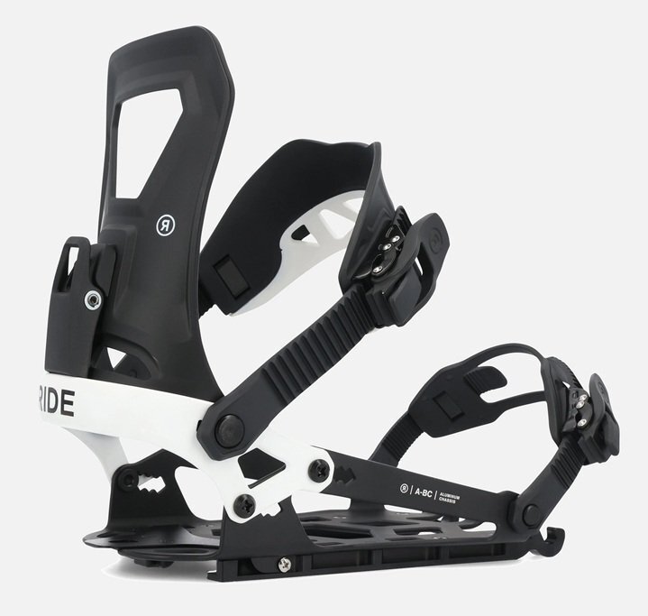 新製品☆展示会で短期間展示された商品です☆雪上では未使用☆25-26 RIDE A-BC BLACK/M(対応ブーツサイズ/24～28cm)50%OFF☆スプリット専用