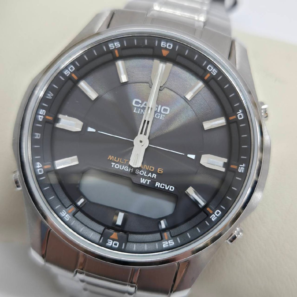 CASIO カシオ LINEAGE リニエージ LCW-M100 マルチバンド6 箱付き アナデジ メンズ 腕時計
