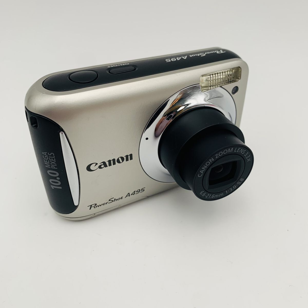 Canon PowerShot A495 シルバー キャノン コンパクトデジタルカメラ 現状品 1円スタート #260325