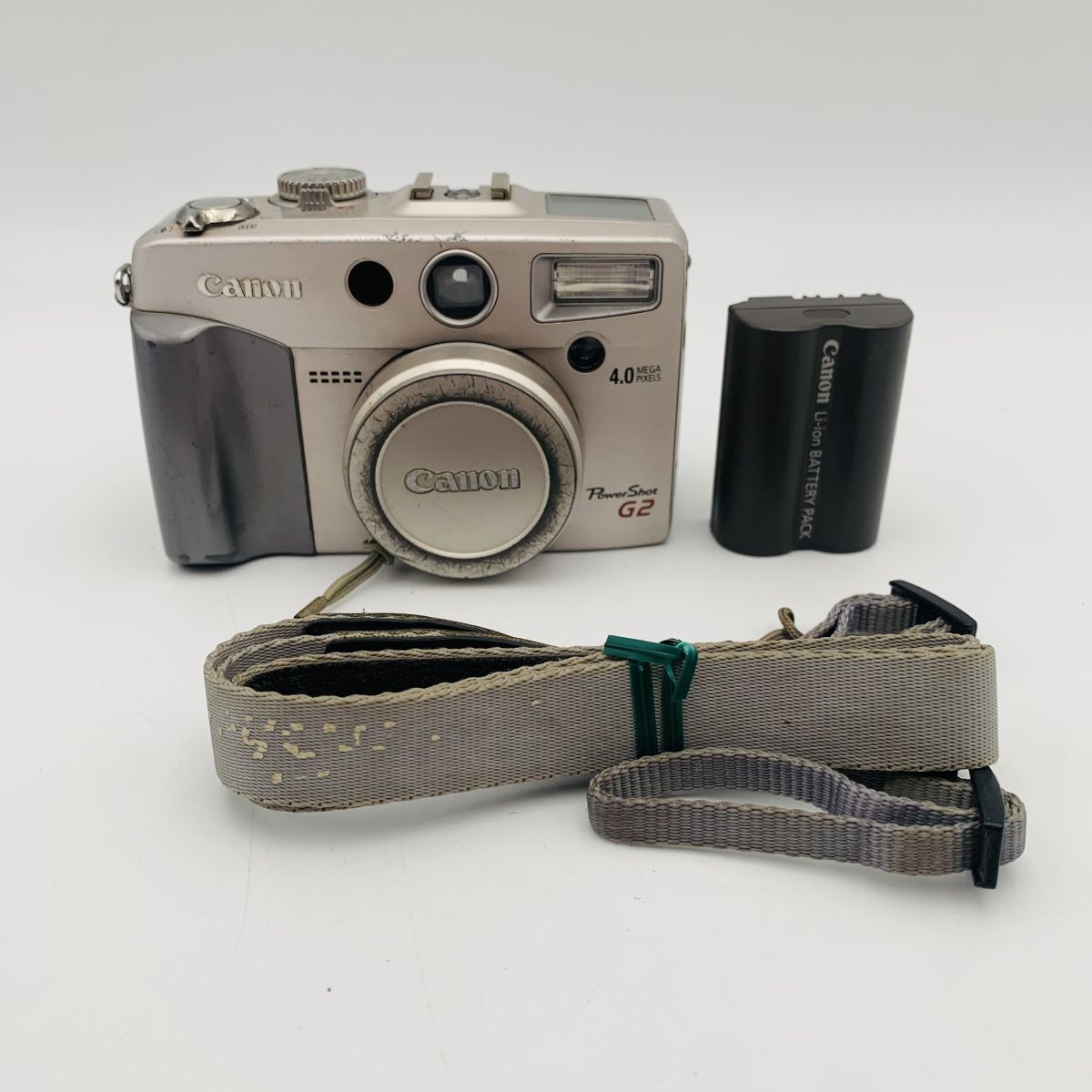 Canon PowerShot G2 4 MPデジタルカメラW / 3 x光学ズーム バッテリー ストラップ付き 現状品 1円スタート #260312