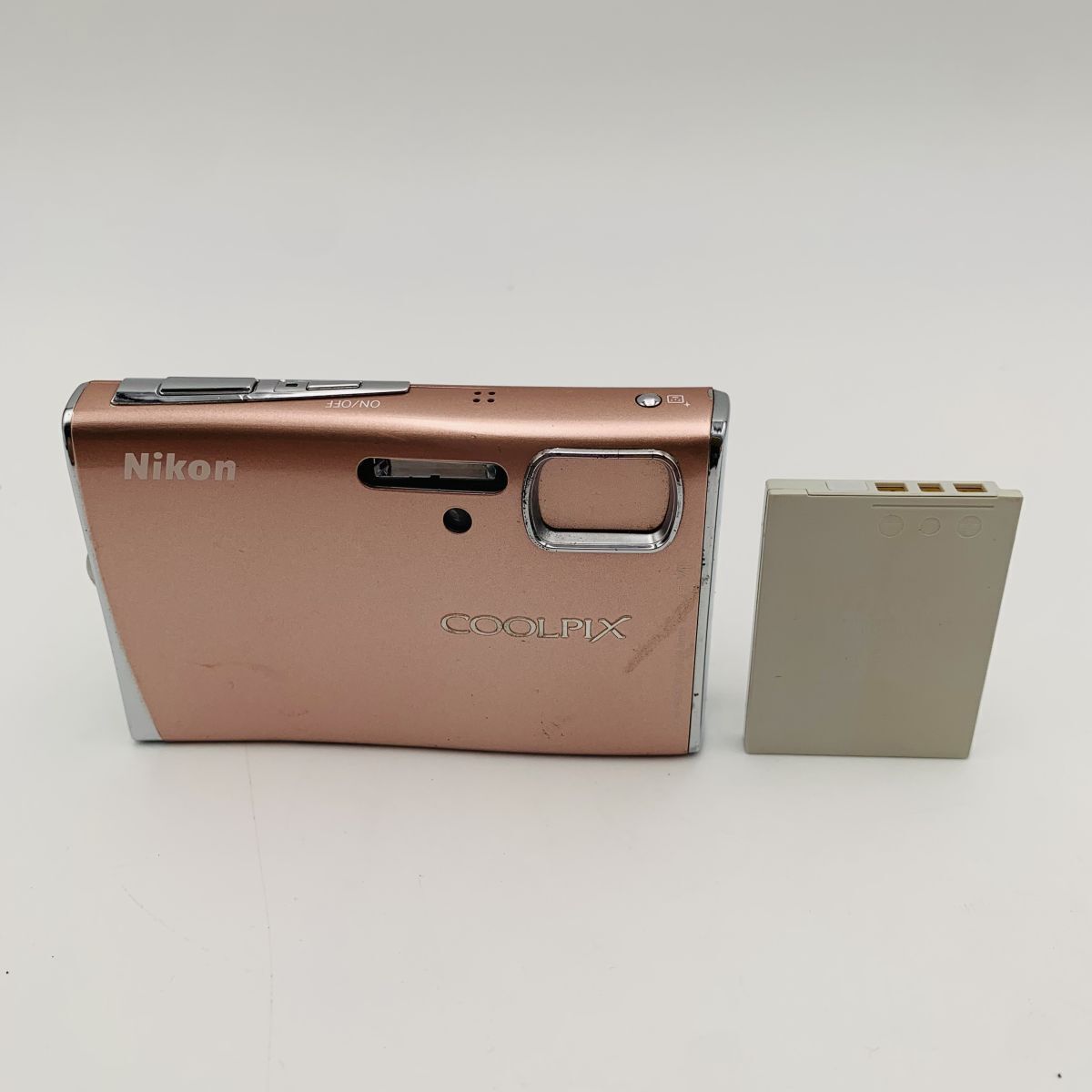 Nikon ニコン デジタルカメラ COOLPIX (クールピクス) S52 コーラルピンク バッテリー付き 現状品 1円スタート #260304