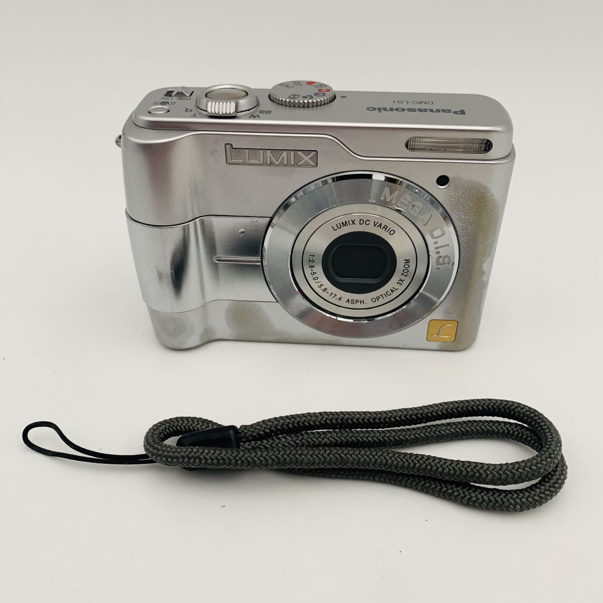 Panasonic コンパクトデジタルカメラ コンデジ LUMIX DMC-LS1 単三乾電池仕様 ストラップ付き 現状品 1円スタート #260336