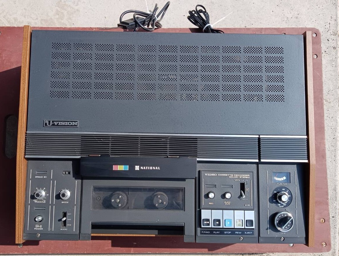【S776】直接引き取り限定/ナショナル/National/ビデオテープレコーダー/U-VISION/NV-2125/昭和レトロ/通電のみ確認OK/現状品