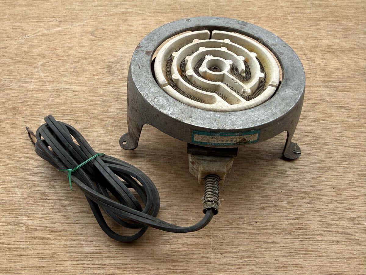 アイデアル電熱器　松村電熱器　古い　 電熱器　 電気コンロ　 昭和レトロ　 電気こんろ アンティーク　ジャンク品　その他