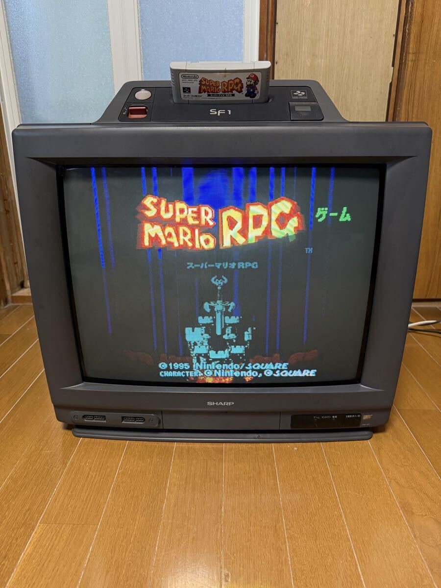 シャープ スーパーファミコン内蔵型テレビ 21G-SF1 キーパッド NDK10 コントローラー ブラウン管 テレビ 昭和レトロ レア 手渡しのみ