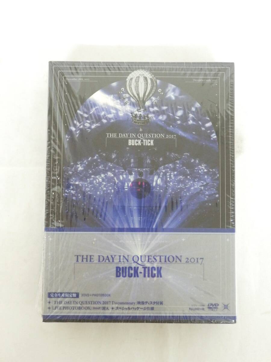 021L129C◆DVD BUCK-TICK THE DAY IN QUESTION 2017 3DVD+LIVE PHOTO BOOKLET 完全生産限定盤 美品