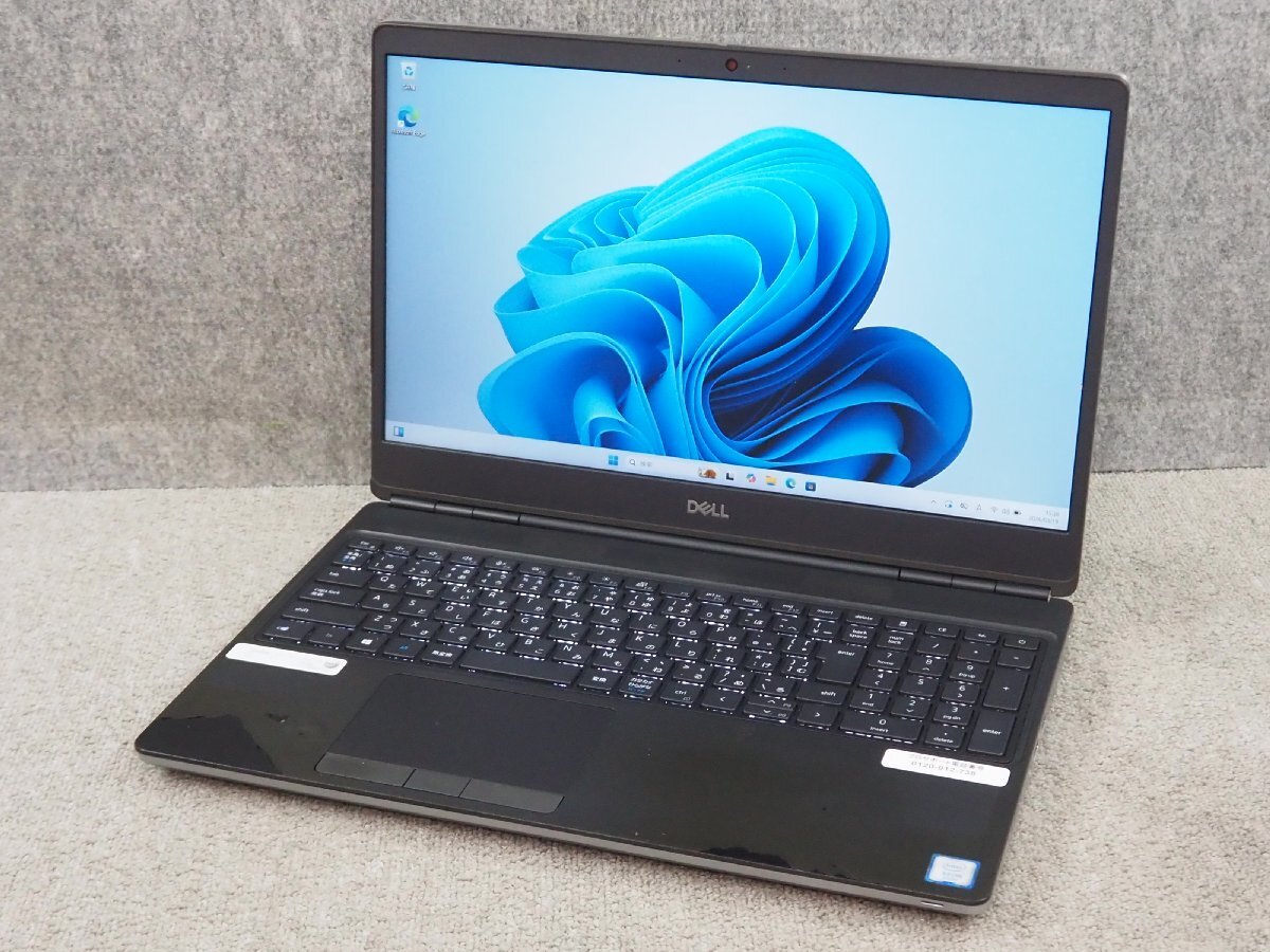 [891] ☆ Win11pro認証済 ☆ DELL Precision 7550　8C Xeon W-10885M 2.40GHz/16GB/SSD 256GB(M.2)/Quadro T2000 ☆ 1920x1080表示 ☆