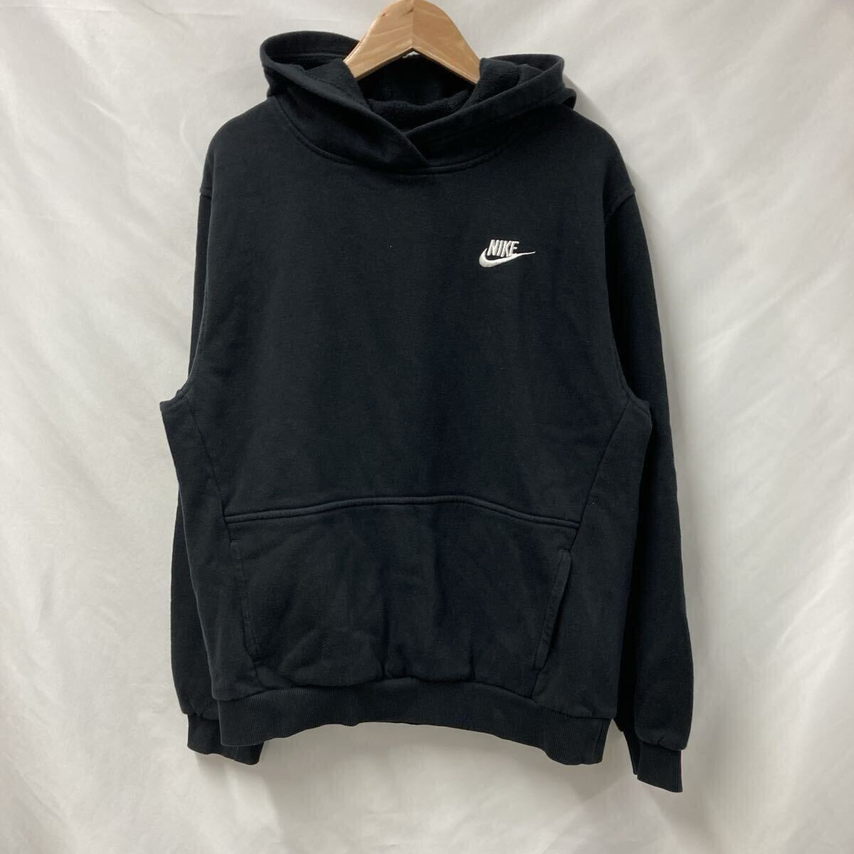 ★大特価★【1000円スタート】 NIKE ナイキ パーカー スウェット レディース 黒 古着 長袖 サイズXL EG【20260302-01】
