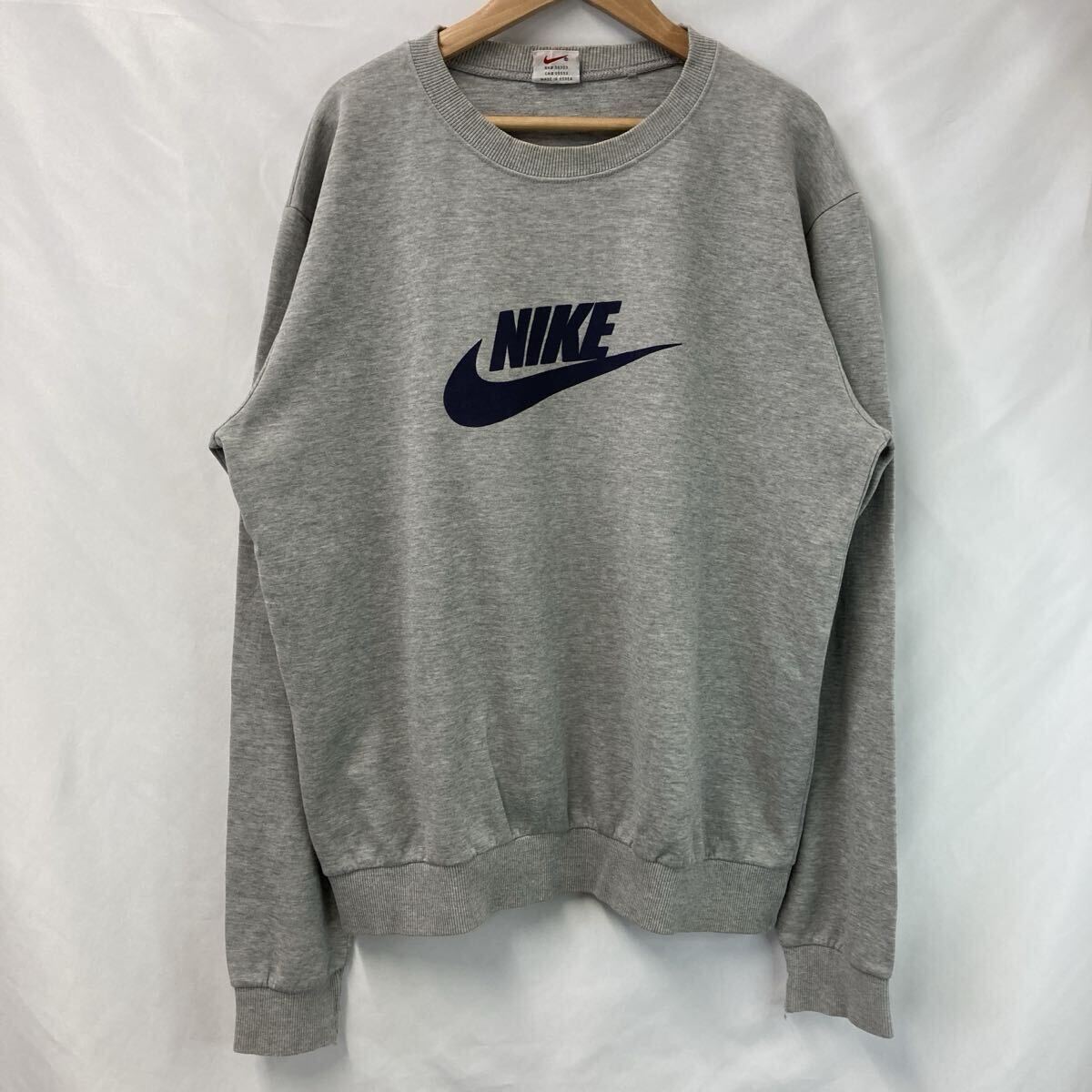 ★大特価★【1000円スタート】NIKE ナイキ トレーナー メンズ グレー 古着 長袖 【20260304-10】