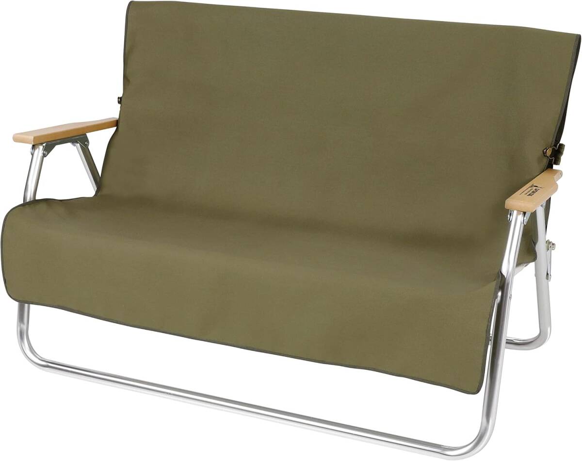 新品 送料無 難燃生地 キャプテンスタッグ CAPTAIN STAG ベンチ用カバー 焚き火 ベンチカバー 背面ポケット オリーブ FIRE PROOF UP-2683