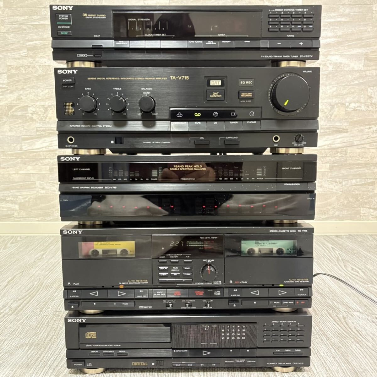 SONY ソニー リバティ LBT-V715 ST-V715TV/TA-V715/SEQ-V715/TC-V715/CDP-V715 システムコンポ