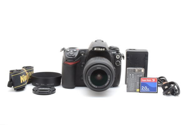 動作確認済 Nikon D300 AF-S DX Nikkor 18-55mm F3.5-5.6 G ED VR 標準ズームレンズ付 AFデジタル一眼レフカメラ / ニコン DX Format #049