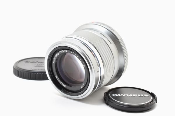 完動良品 Olympus M.Zuiko Digital 45mm F1.8 MSC 単焦点レンズ オリンパス マイクロフォーサーズ M4/3 ミラーレス一眼用 交換レンズ #4540