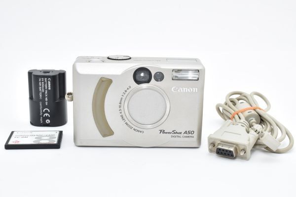 動作確認済 Canon PowerShot A50 PS1021 Compact Digital Camera コンパクトデジタルカメラ デジカメ / キヤノン パワーショット ※1 #0403
