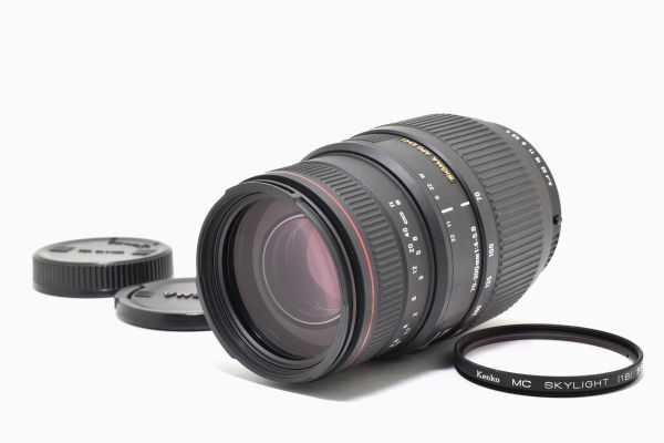 完動美品 Sigma Apo DG 70-300mm F4-5.6 AF Tele Zoom Lens 望遠 ズームレンズ シグマ ペンタックス Pentax K Mount 保護フィルター付 #029