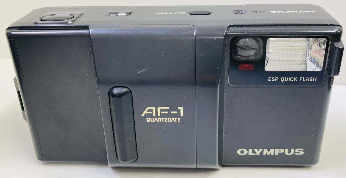 OLYMPUS オリンパス AF-1 コンパクトフィルムカメラ 1円スタート 動作未確認 ジャンク品 QUARTZ DATE フィルムカメラ 単焦点レンズ カメラ