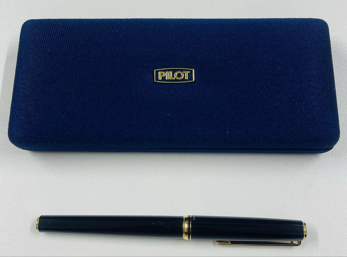 PILOT パイロット 万年筆 585 14K F H281ケース付き 1円スタート 文房具 筆記用具 ぺん先 ゴールド ブラック 