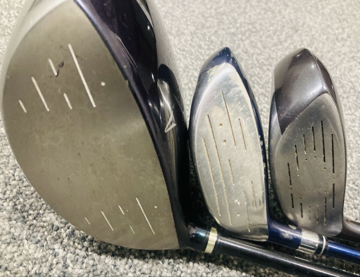 XXIO ゼクシオ TOUR MUSO ゴルフクラブ 3点セット 1円スタート ドライバー ゼクシオ 1W HR MP400 Tour-Z 9W 25° MUSO 3W フェアウェイ R