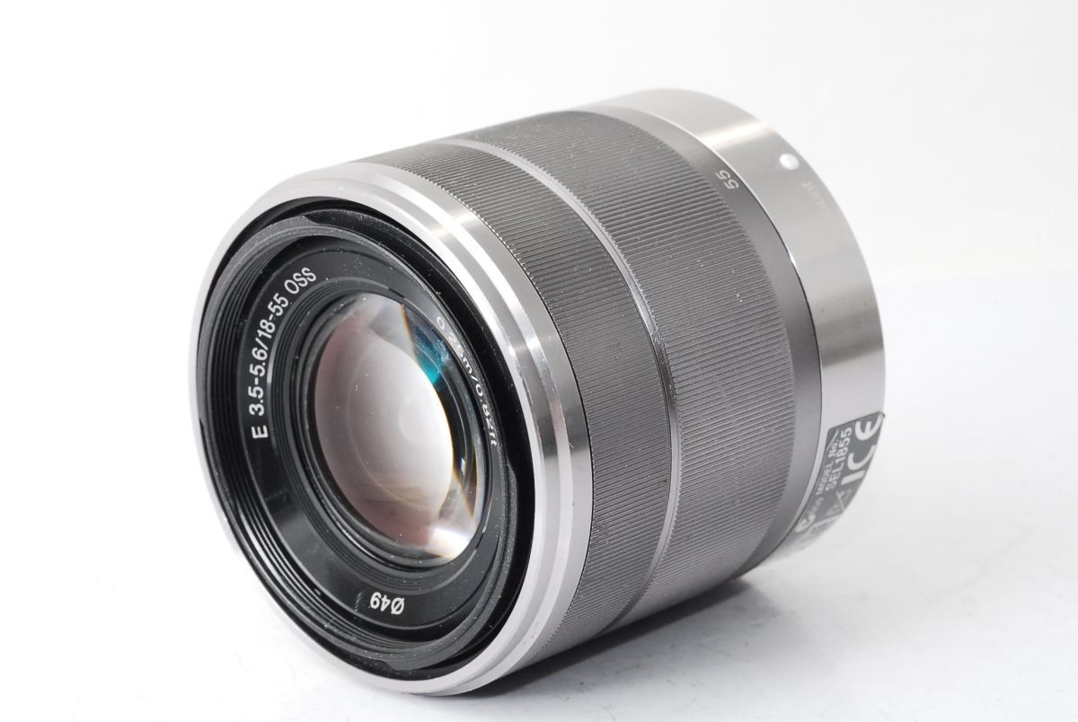 ★実用美品★ ソニー SONY E 18-55mm F3.5-5.6 OSS SEL1855 シルバー Eマウント #R37#051060