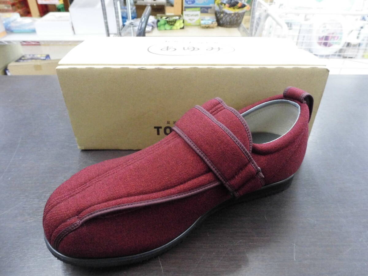 ■中古■TOKUTAKE あるくたのしみ あゆみ EASYケアサポート 5E 右足 4L■