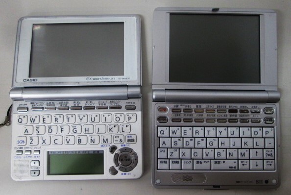B■ジャンク■２個 シルカ Red SII SR-E6000 / CASIO XD-SP4800 電子辞書■