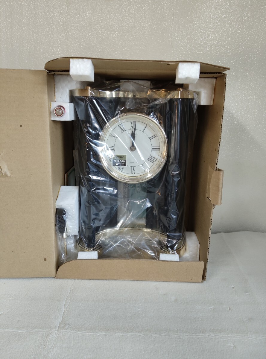 SEIKO セイコー クォーツクロック 置時計 クオーツ PW382G 動作未確認 現状品