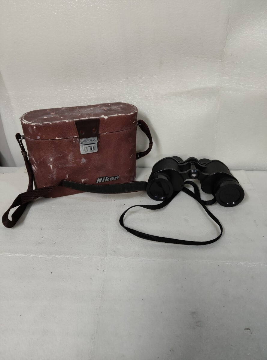 双眼鏡 ニコン Nikon 10×35 6.6° WF 光学機器 望遠鏡 鏡胴 アンティーク 現状品