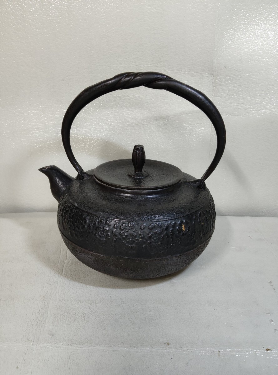 鉄瓶 茶道具 煎茶道具 急須 詳細不明 年代物 時代物 現状品