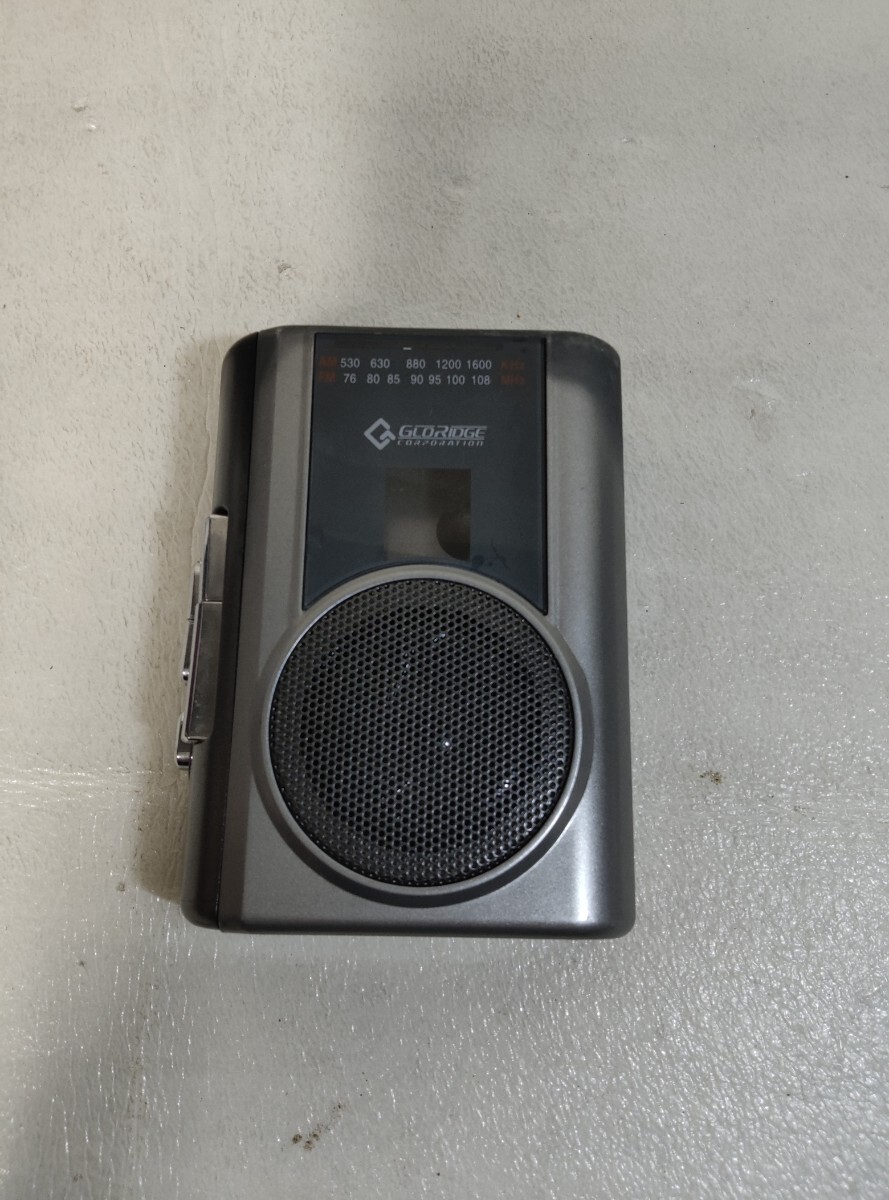 GLORIDGE グローリッジ ラジオカセットレコーダー GR-117 ジャンク