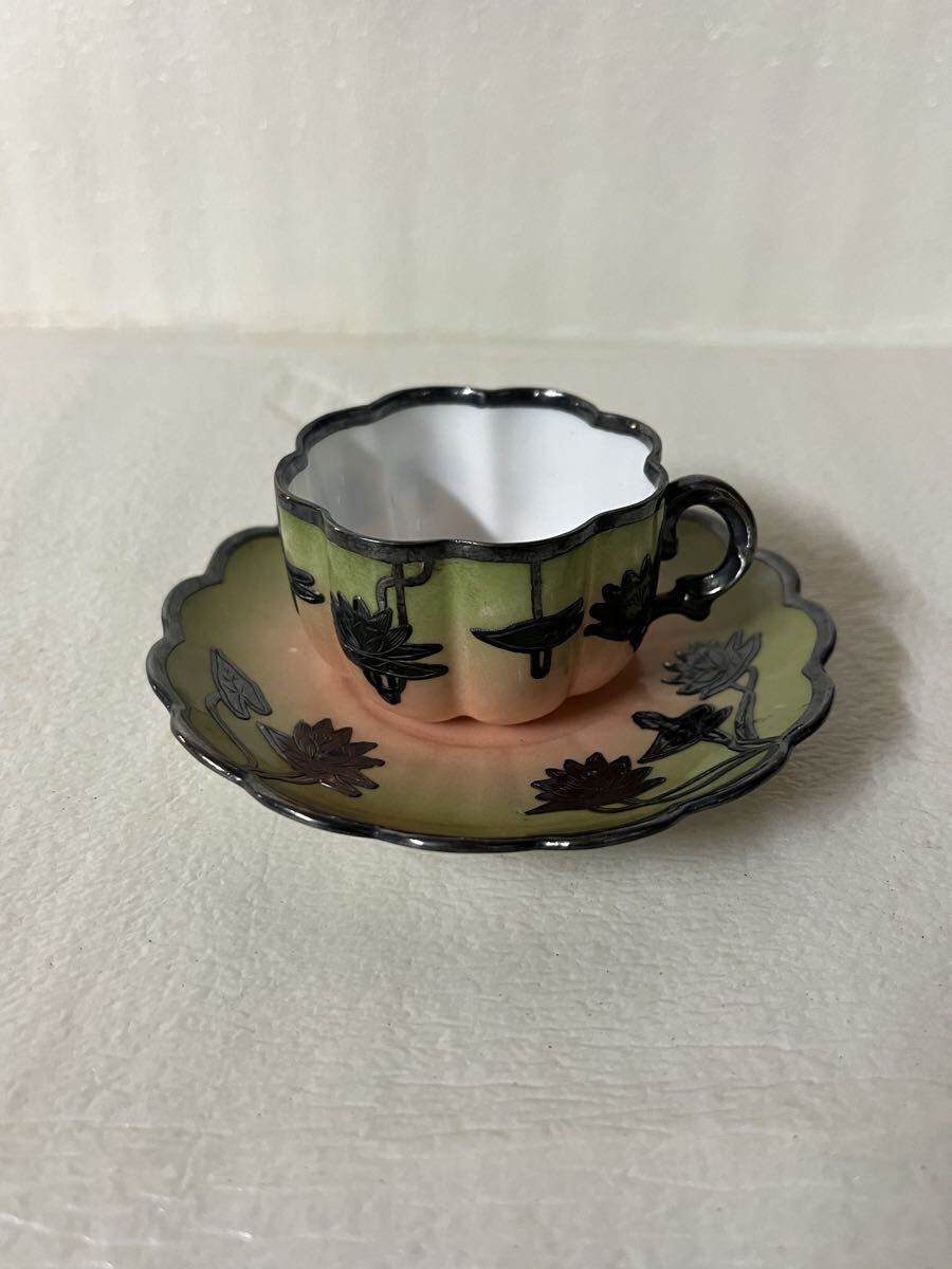 【希少】OLD MEISSEN オールド マイセン カップ＆ソーサー 洋食器 アンティーク ヴィンテージ 骨董品 芸術 年代物 コレクション インテリア