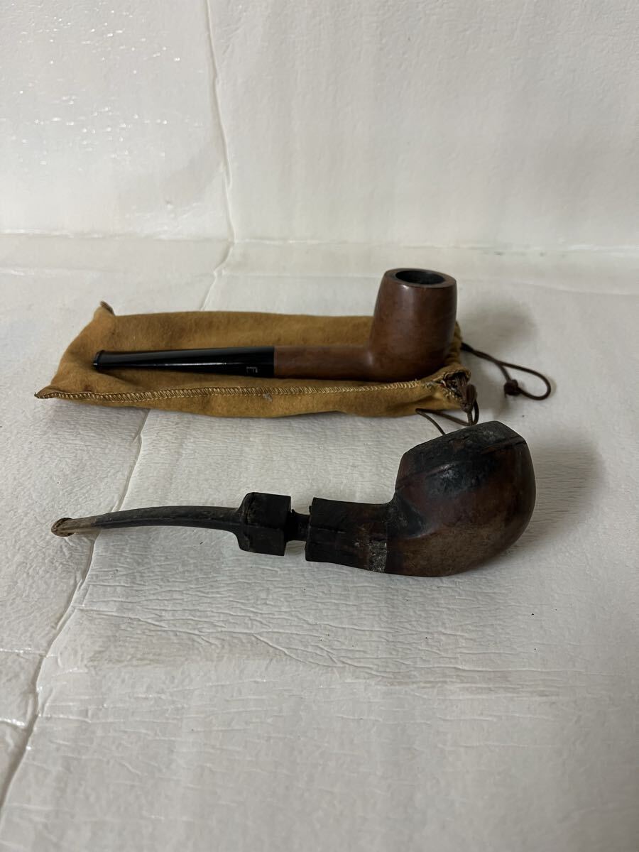 パイプ 2点 まとめ Roland ローランド 喫煙具 喫煙グッズ 煙管 ヴィンテージ 喫煙パイプ アンティーク ヴィンテージ コレクション