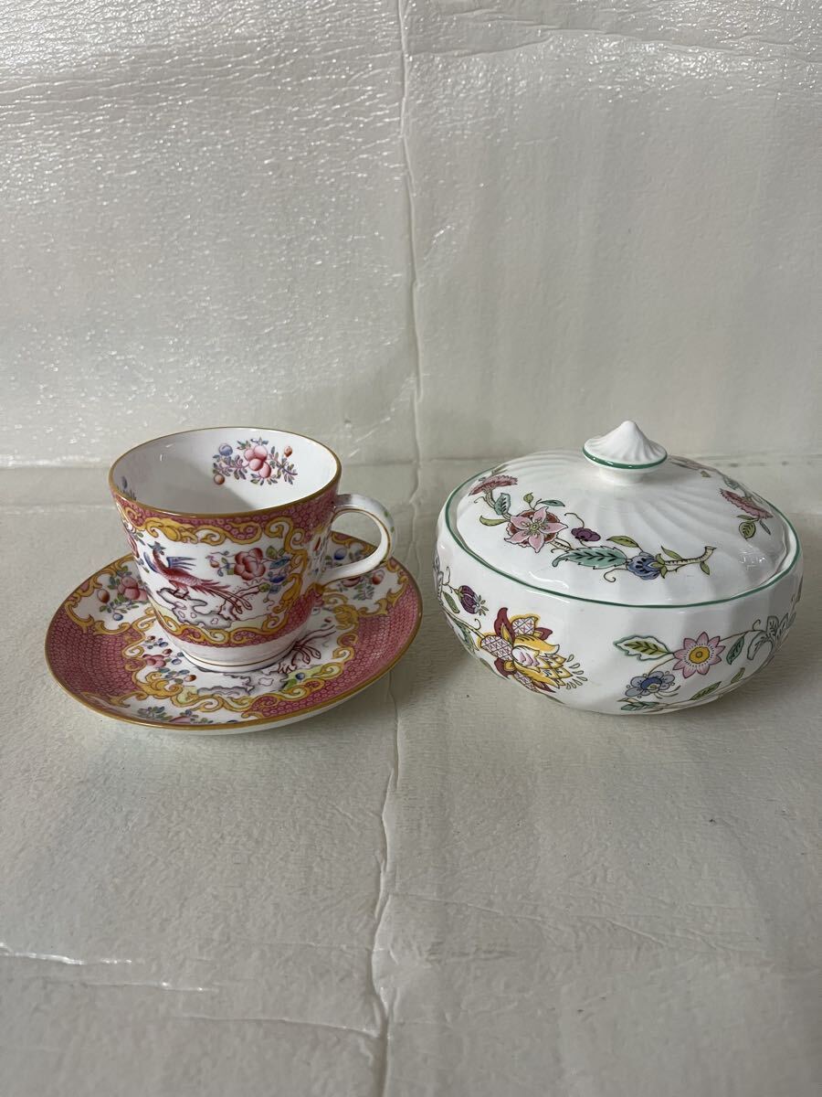 MINTON ミントン コカトリス カップ＆ソーサー ハドンホール シュガーポット 2点まとめ 食器 洋食器アンティーク ヴィンテージ