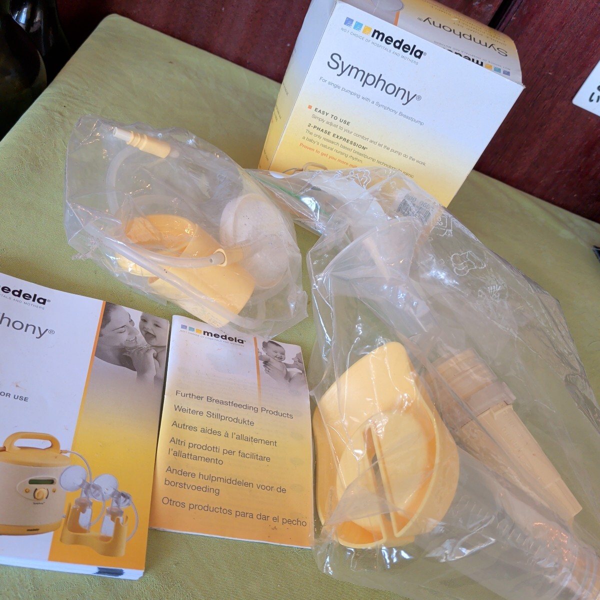 メデラ medela symphony 電動搾乳機 パーツ ポンプシンフォニーパーツ部品 搾乳器 母乳 中古自宅保管品 乳児 赤ちゃん 子育て 
