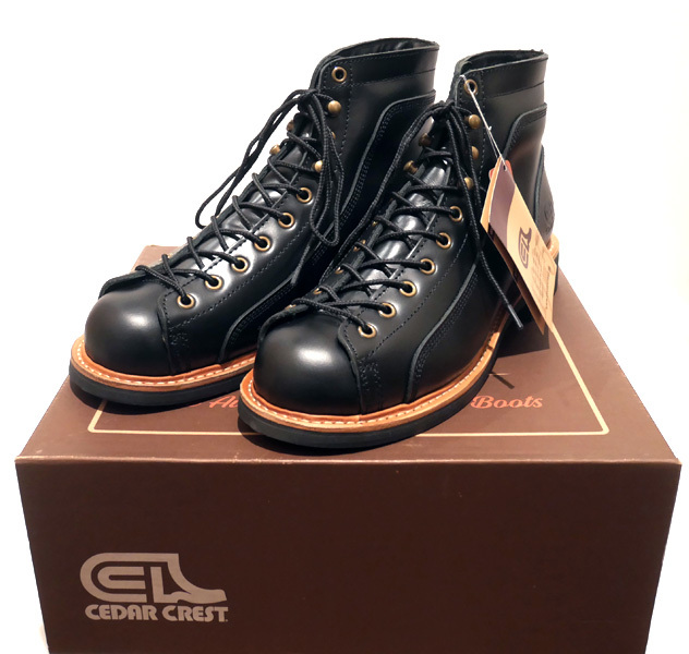 新品 セダークレスト CEDAR CREST CC-1573 ワークブーツ モンキーブーツ LTT ブラック 黒 26.0 US8 26cm ラインマン ワイヤーマン
