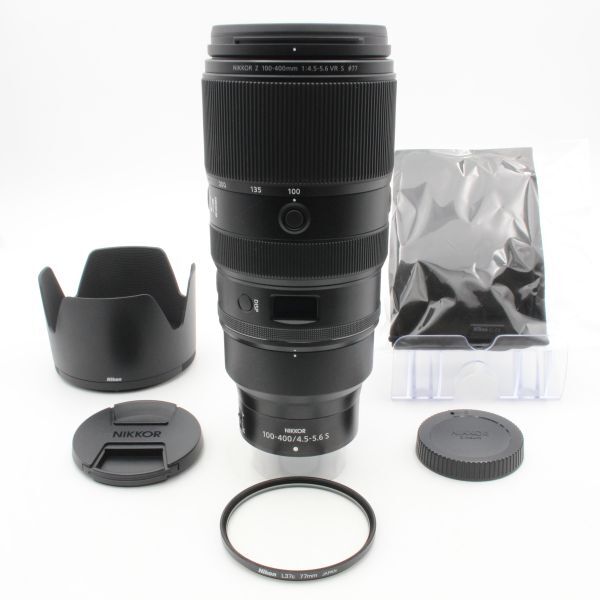 【極美品】 Nikon ニコン NIKKOR Z 100-400mm f4.5-5.6 S nikon NIKON フィルター、フード、ポーチ付き 100017