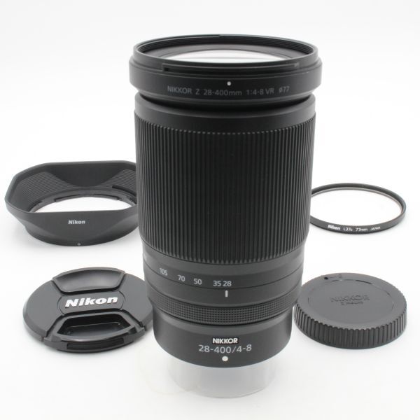 【極美品】 Nikon ニコン NIKKOR Z 28-400mm f4-8 VR nikon NIKON フィルター、フード付き 100016