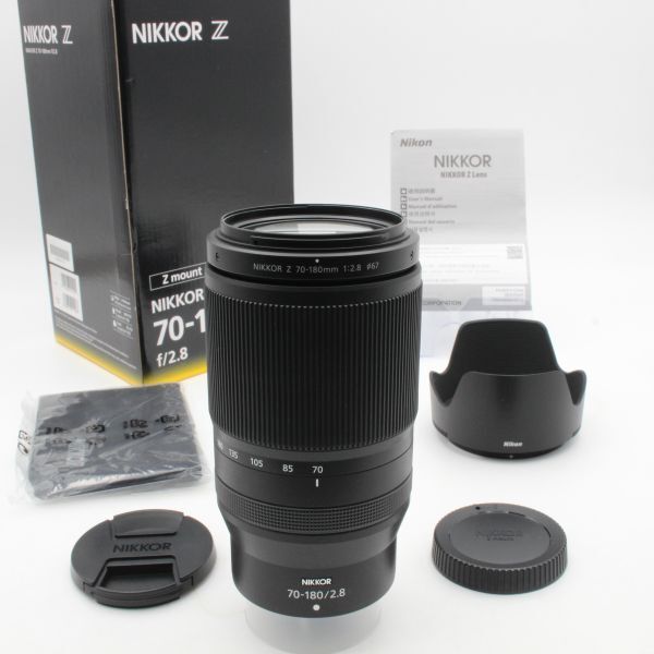 【ほぼ新品】 Nikon ニコン NIKKOR Z 70-180mm f2.8 nikon NIKON 元箱(内部緩衝材あり)付属品付き 101021