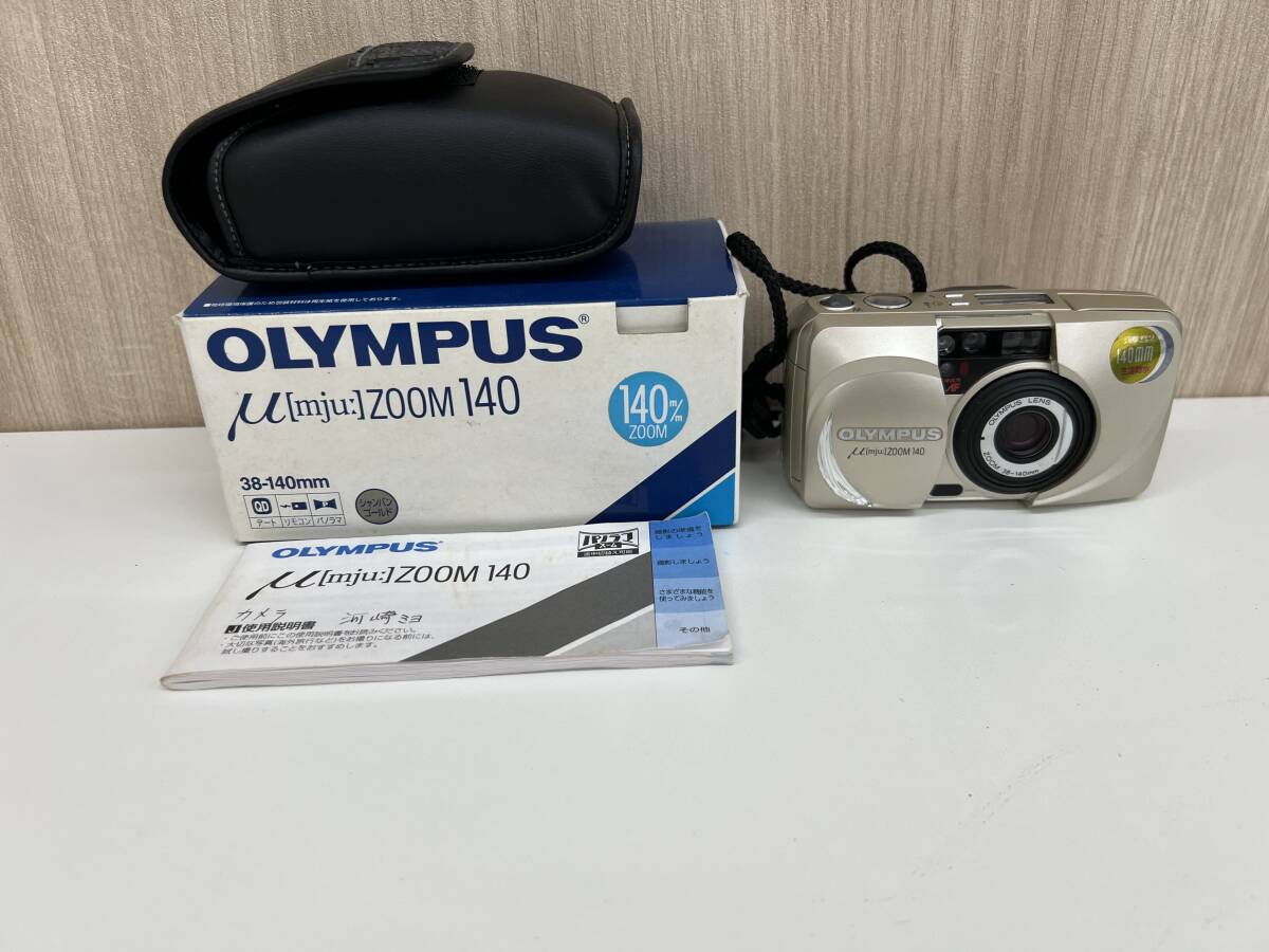 Y2603223★中古品 OLYMPUS μ ミュー ZOOM 140 コンパクトフィルムカメラ 