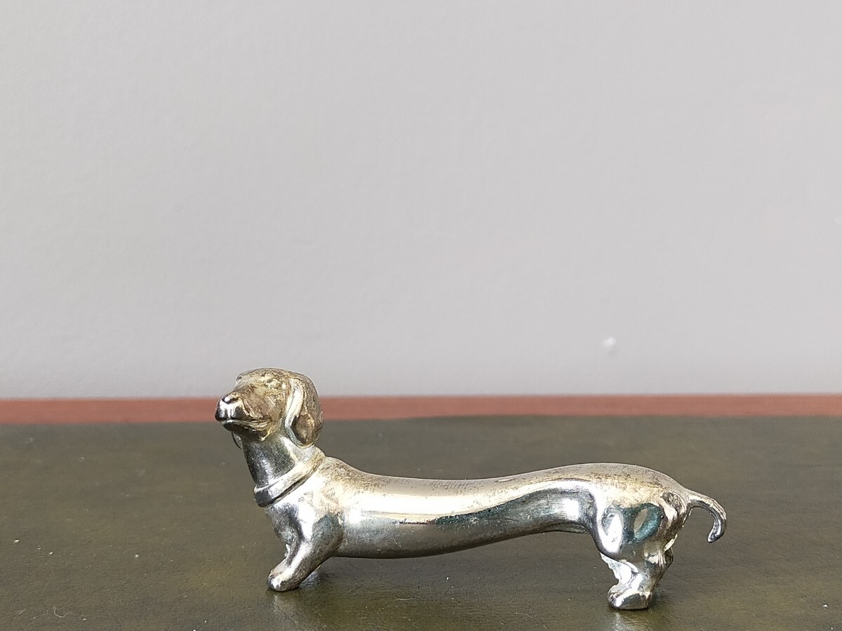 ★アンティーク品★犬のナイフレスト オブジェ 小物 イヌ フランス 