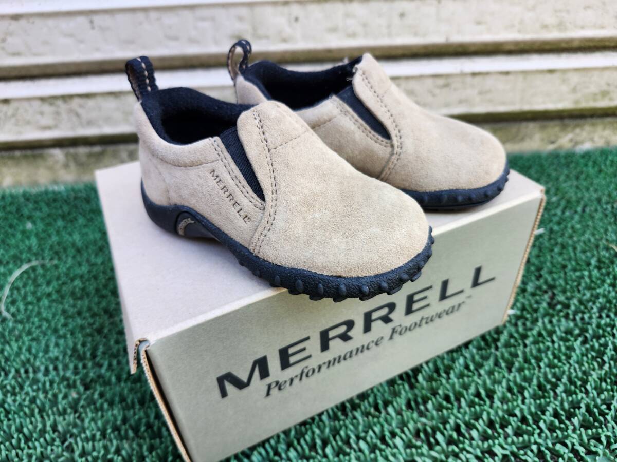 未使用長期在庫品キッズ用　メレルジャングルモックジュニア　MERELL JUNGLE MOC JR 13cm 