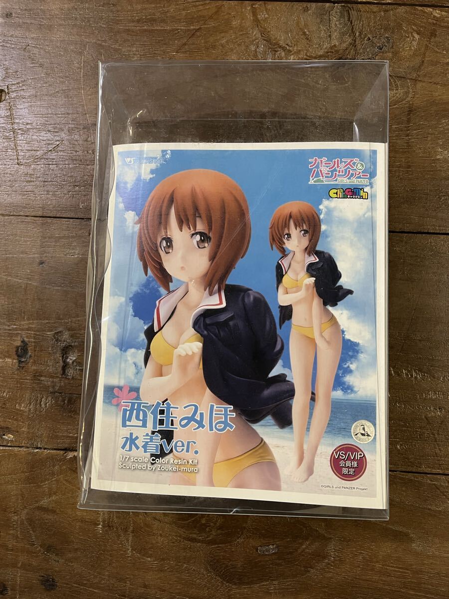 1/6 ガールズ&パンツァー キャラグミンみほ水着verガレキワンフェスレジンキャストガレージキット絶版当時物