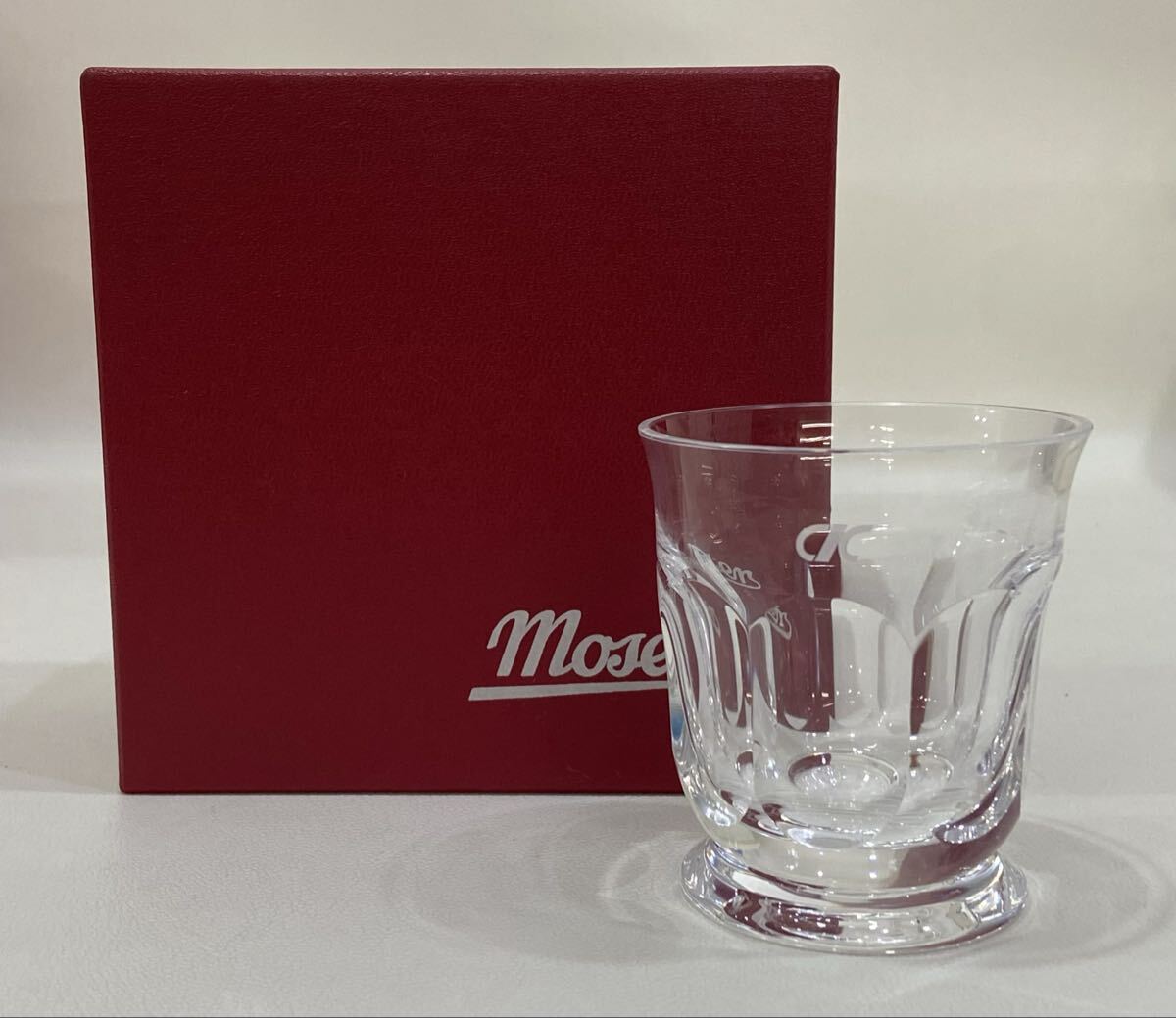 MWB03003◆美品◆ モーゼル Moser カリクリスタルガラス レディ・ハミルトン 箱付き 食器 ミニタンブラー ショットグラス ロックグラス