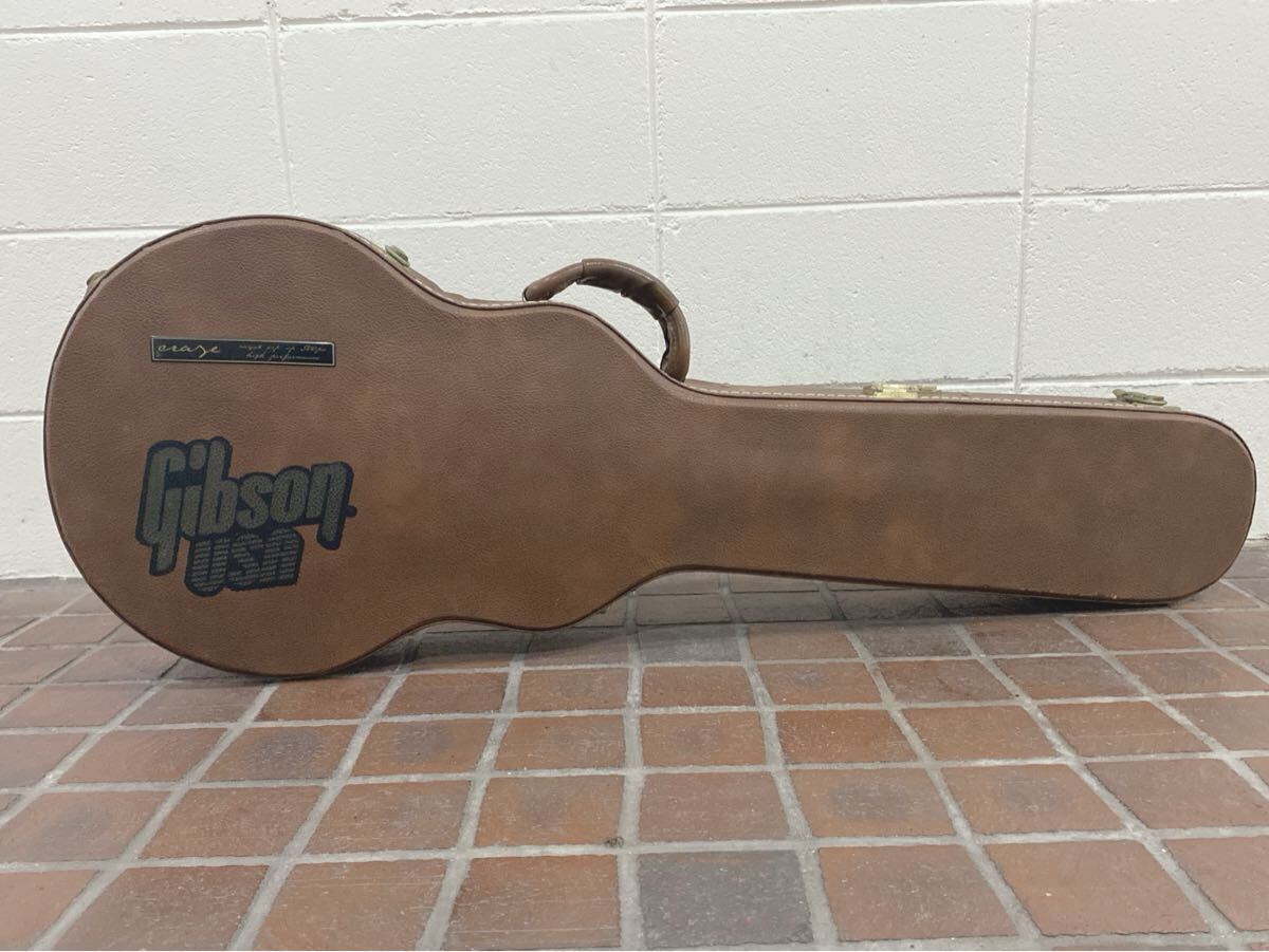 D6C010◆ ギブソン Gibson USA レスポール用 ブラウン エレキギター ギターケース ハードケース