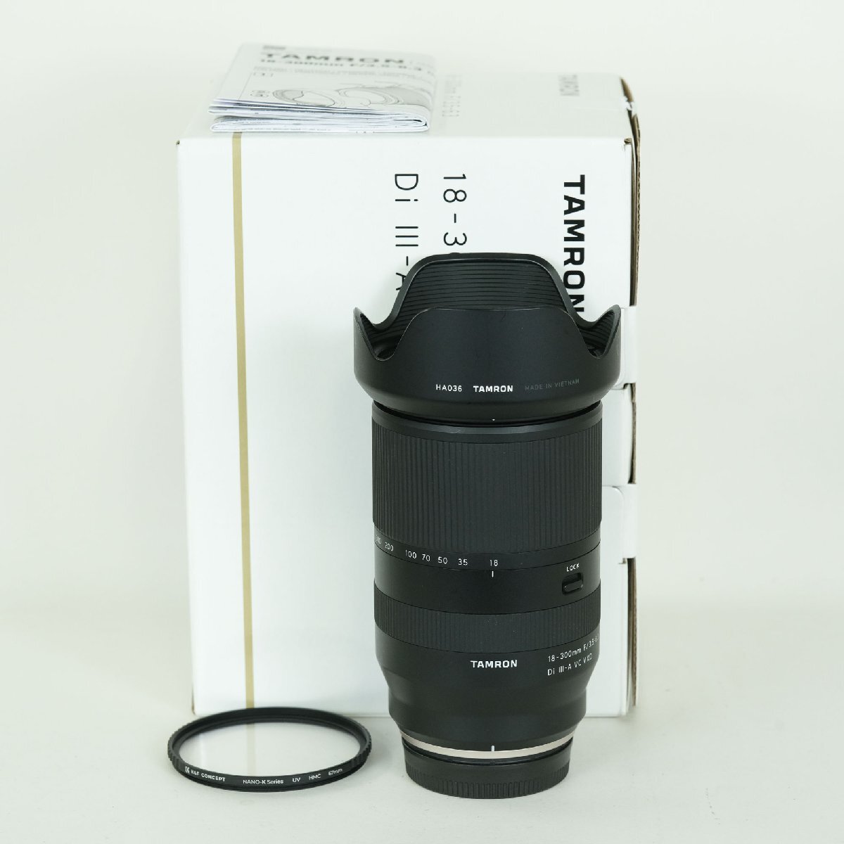 [良品 | フィルター付] TAMRON 18-300mm F/3.5-6.3 Di III-A VC VXD (Model B061) [フジフイルムX用] | FUJIFILM Xマウント