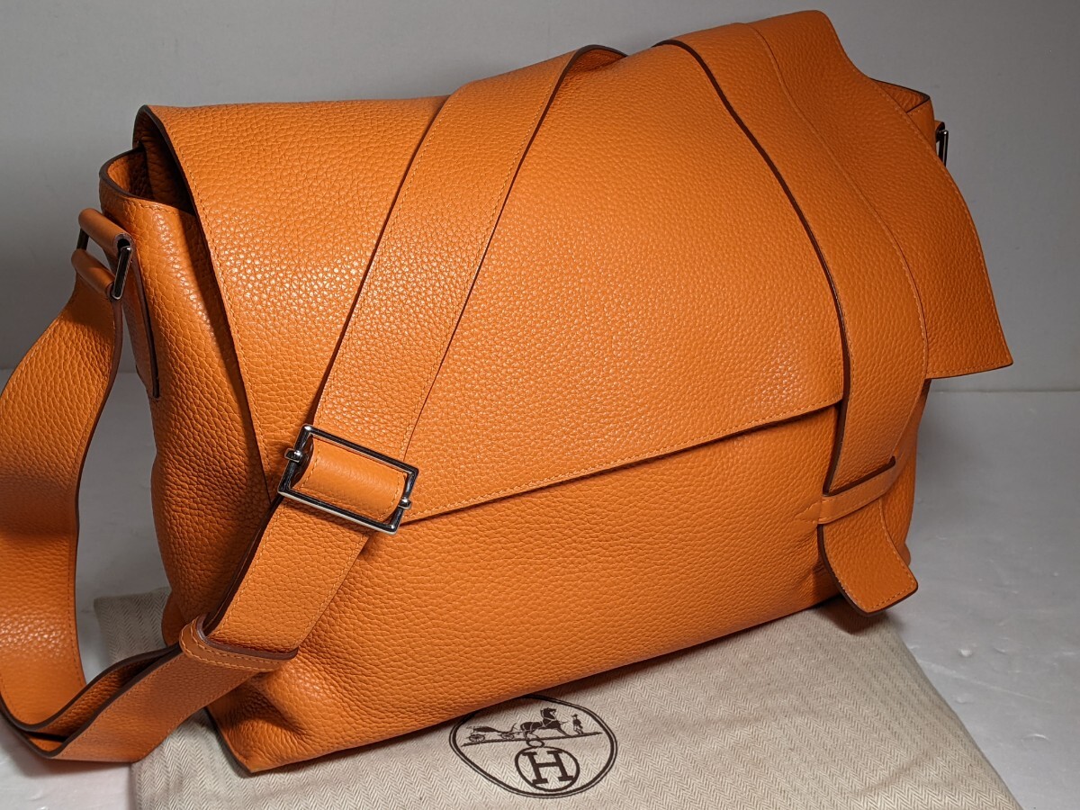 極美品 HERMES Sac Alfred 35 エルメス サックアルフレッド35 □M ショルダーバッグ トリヨンクレマンス メッセンジャーバッグ 保存袋