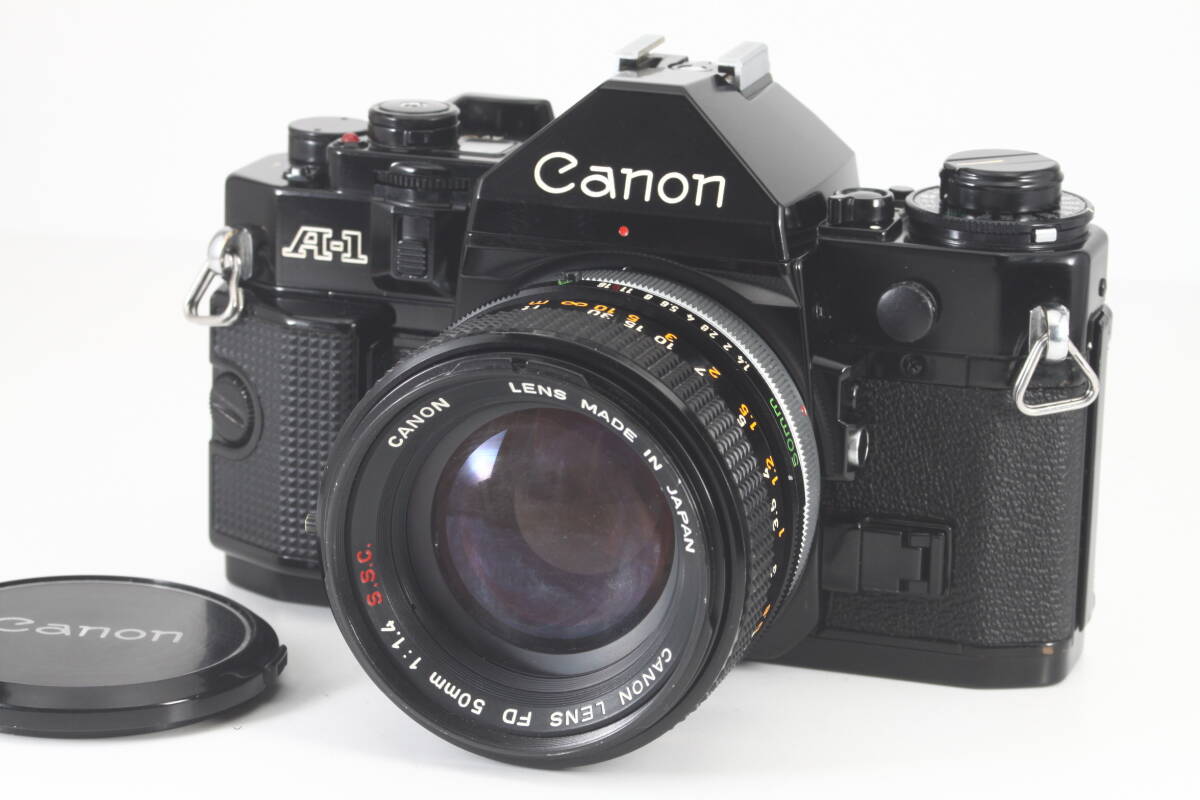 ★超極上美観★ Canon A-1 FD 50mm F1.4 S.S.C レンズセット ★完動品★ キヤノン #032