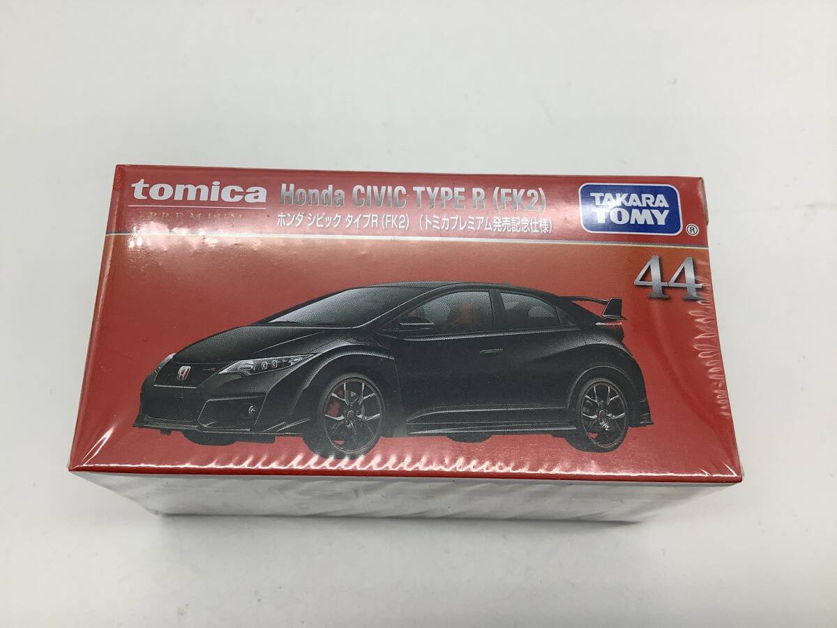 n5812 未開封品 tomica premium トミカプレミアム No.44 HONDA ホンダ シビック タイプR FK2 発売記念仕様 ミニカー 1/64 サスペンション