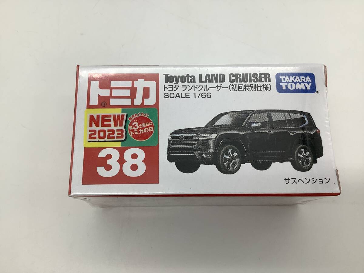 n5828 未開封品 tomica トミカ No38 No.38 TOYOTAトヨタ ランドクルーザー （初回特別仕様） 初回カラー黒 ミニカー 1/66 サスペンション
