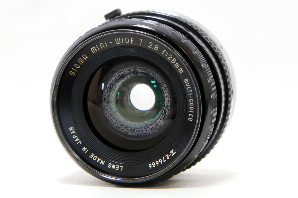 シグマ SIGMA MINI-WIDE 28mm F2.8 MULTI-COATED ★Canon FDマウント★ #641-6