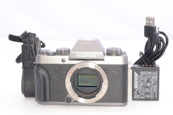 ★FUJIFILM フジフイルム X-T100 ボディ ダークシルバー★#H0042602051A